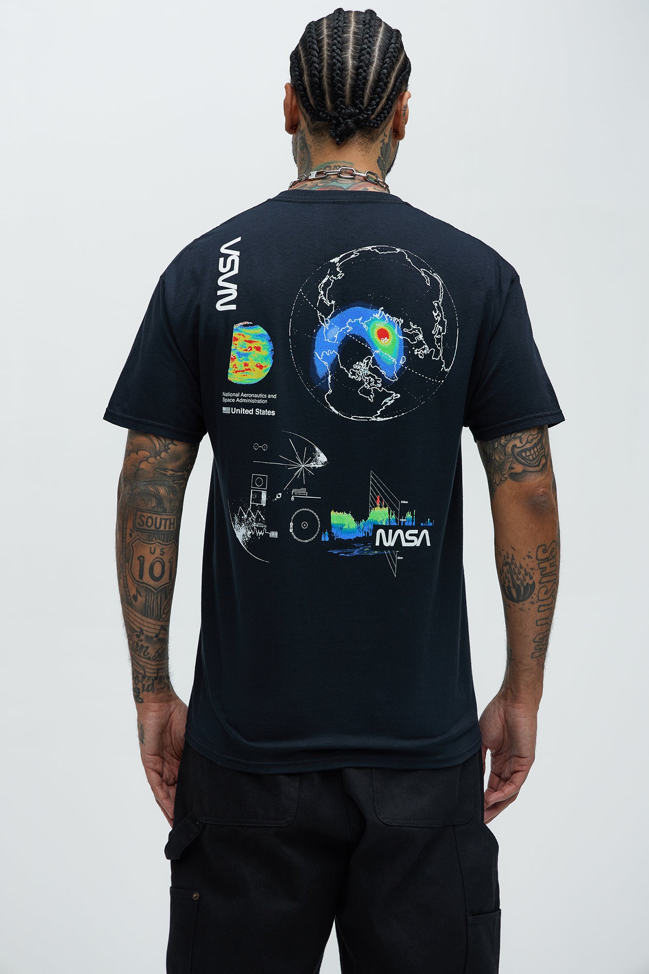 Crew Neck Short Sleeve Screen Print Cotton T-shirt
