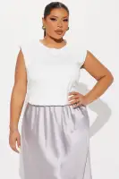 Elegant Grey Satin Midi Dress - High Neck, Sleeveless & Ruched with Stretch(Grey,XS)