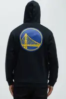 Warriors Fearless Zip-Up Fleece Hoodie(Black,S)