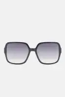 Square Sunglasses with Side Chain Detail - Available in Black and Green(Black,OS)