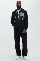 Drawstring Hoodie Long Sleeve Embroidered Printed Imported(Black,S)