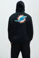 Drawstring Hoodie Long Sleeve Embroidered Printed Imported(Black,S)