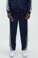Navy Elastic Waist Drawstring Side Shell & Lining Polyester Imported Jumpsuit