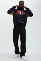 Hooded Front Zipper Long Sleeve Casual Shell Coated Jacket(Red/Black,S)