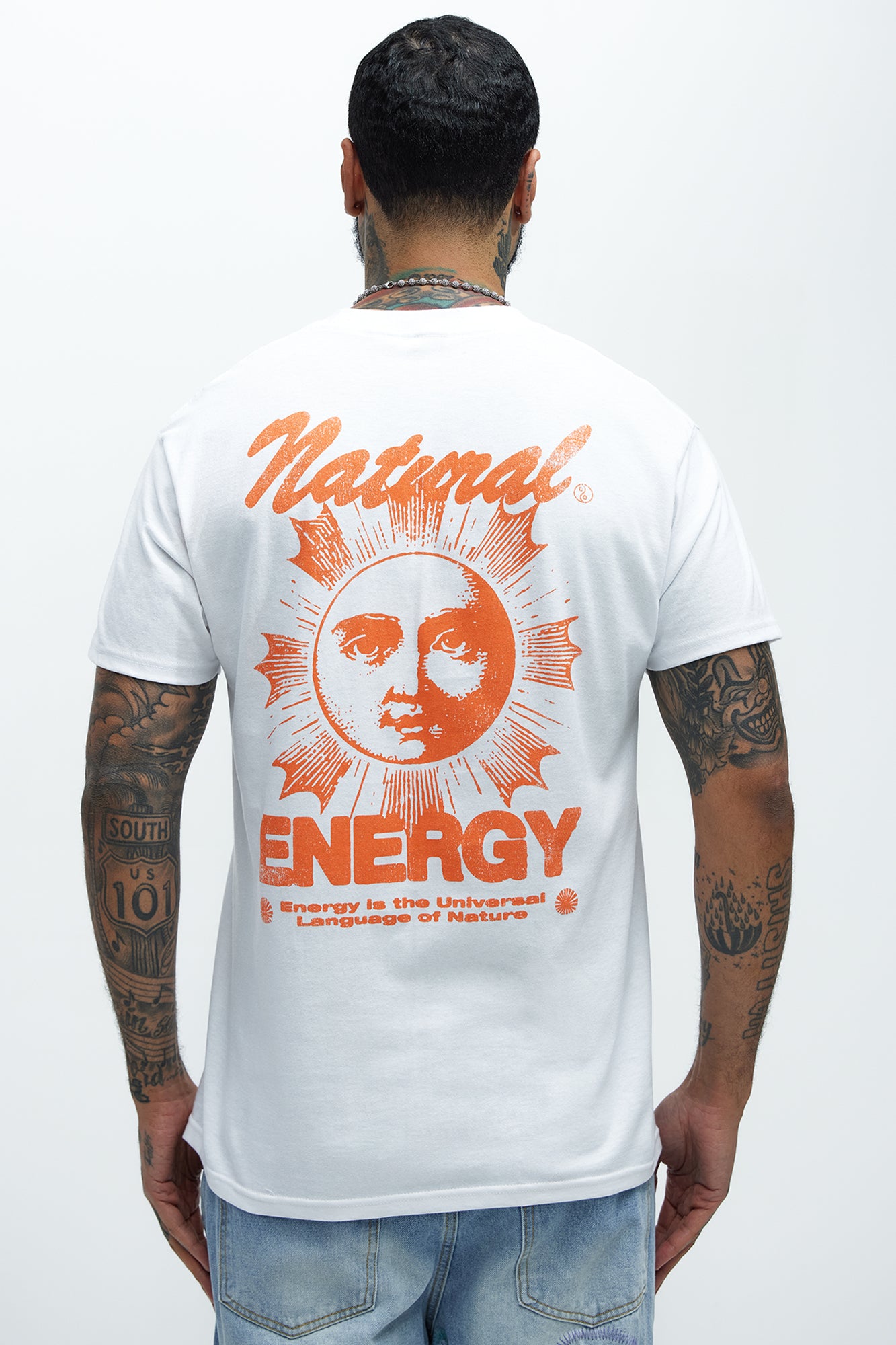 Crew Neck Short Sleeve Screen Printed 100% Cotton T-Shirt