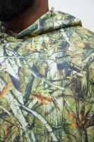 Camouflage Hoodie Long Sleeve Polyester Cotton with Skinny Flare Sweatpants(Camouflage,S)